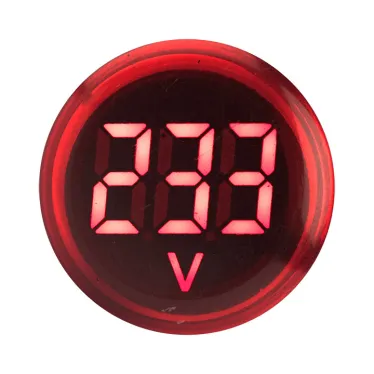 Индикатор значения напряжения красный ED16-22VD PROxima