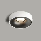 Светильник встраиваемый IP20 50 Вт GU10 бел./черн. алюм. DENKIRS DK2045-WB