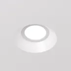 Светильник встраиваемый точечный для натяжных ПВХ потолков INVIZ IP20 до 9 Вт GU10 LED бел. ABS-пластик DENKIRS DK2081-WH