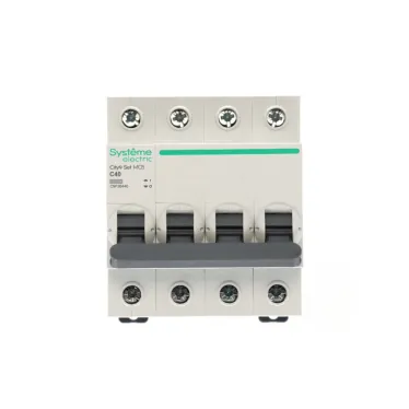 Выключатель автоматический четырехполюсный (АВ) С 40А 4P 6kA 400В City9 Set