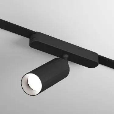 Светильник для трека Air Spot 4000 со светодиодом 40хH147 мм 48В DC 7 Вт RA-95 24град. 4000 К IP20 черн. алюм. DENKIRS DK5340-BK