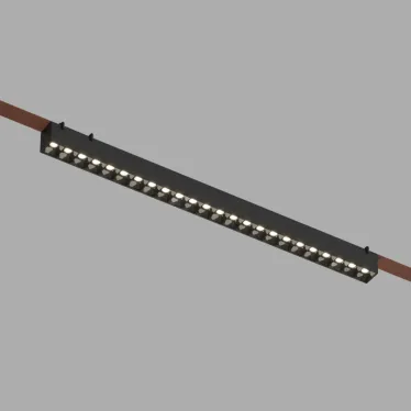 Светильник для трека-ремня Belty Grill со светодиодом L642хW40хH45 мм 48В DC 24 Вт RA90 24град. 4000 К IP20 черн. алюм. DENKIRS DK5572-BK