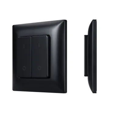 Панель конпочная INTELLIGENT ARLIGHT SMART-RF-801-22-2G-DIM-SUF Black (3V, 2.4G) IP20 Пластик, 5 лет