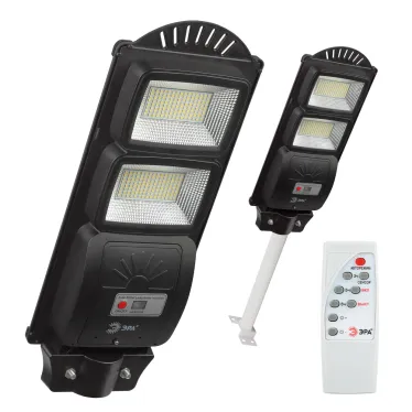 Консольный светильник на солн. бат.,SMD,с кронштейном, 40W, с датч.движ., ПДУ,700Лм, 5000К, IP66