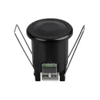 Датчик движения NAVE-PIR-BUILT-R50-400W-BK (230V, 1.7A, MINI, IP20) Пластик, 5 лет