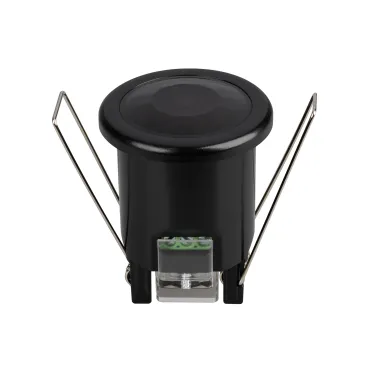 Датчик движения NAVE-PIR-BUILT-R50-400W-BK (230V, 1.7A, MINI, IP20) Пластик, 5 лет