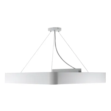 Светильник светодиодный Geometria Delta SPO-152-W-40K-048 48Вт 4000К 3500Лм IP40 800х800х80 белый подвесной