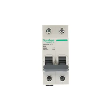 Выключатель автоматический двухполюсный (АВ) B 20А 2P 6kA 230В City9 Set