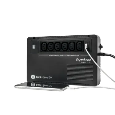 Источник бесперебойного питания Line-interactive BVSE 600 ВА/360 Вт 1/1 1 сек Tower 6хIEC 60320 C13 USB