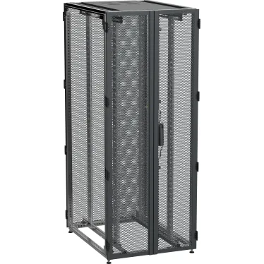 Шкаф серверный by ZPAS 19'' 47U 0.8x1м двухстворчатые перфорированные двери черный РФ