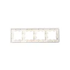 BRITE Рамка 4 поста РУ-4-2-Бр стекло дым. RE IEK