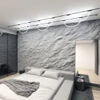 Светильник для трека Air Ray 4000 со светодиодом 22хL1000 мм 48В DC 12 Вт RA-90 360град. 4000 К IP20 черн. алюм. DENKIRS DK5357-BK