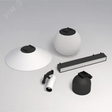 Светильник для трека-ремня Belty Linear со светодиодом L323хW40хH45 мм 48В DC 12 Вт RA90 120град. 4000 К IP20 черн. алюм. DENKIRS DK5574-BK