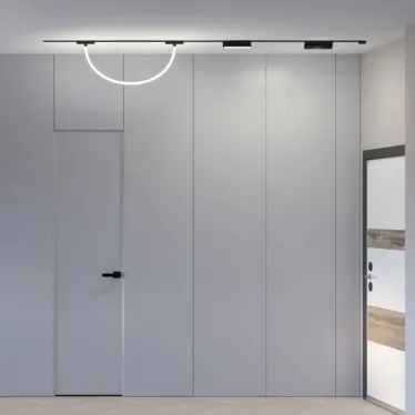 Светильник для трека Air Ray 4000 со светодиодом 22хL1000 мм 48В DC 12 Вт RA-90 360град. 4000 К IP20 черн. алюм. DENKIRS DK5357-BK