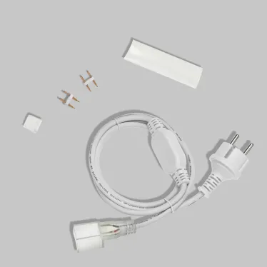 Гибкий неон 8х16мм односторонний 120 LED/м ЗЕЛЕНЫЙ 230В бухта 100м (с комплектом подключения)