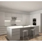 Светильник встраиваемый IP20 до 15 Вт LED GU5.3 бел. пластик DENKIRS DK3120-WH