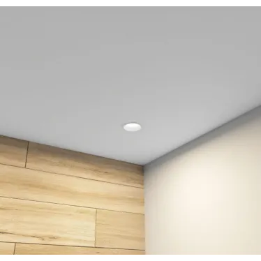 Светильник встраиваемый влагозащищенный IP65 10 Вт GU5.3 LED бел. пластик DENKIRS DK3103-WH