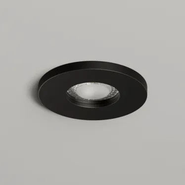Светильник встраиваемый влагозащ. IP44 до 15 Вт GU10 LED черн. алюм. DENKIRS DK2036-BK