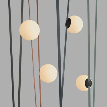 Светильник для трека-ремня Belty Orb со светодиодом D180хH181 мм 48В DC 10 Вт RA90 120град. 3000 К IP20 бел. акрил DENKIRS DK5553-BK