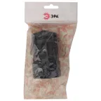 Розетка кабельная с/з прямая 16A черная (24/384/4608) Rx2-B