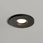 Светильник встраиваемый влагозащ. IP44 до 15 Вт GU10 LED черн. алюм. DENKIRS DK2036-BK