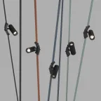 Светильник поворотный для трека-ремня Belty Spot со светодиодом D35хL126.5 мм 48В DC 7 Вт RA90 30град. 4000 К IP20 черн. алюм. DENKIRS DK5546-BK