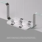 Панель закладная SCB для DK3022/DK3072 ПВХ DENKIRS DK3022/72-SCB