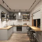 Светильник для трека Air Spot 4000 со светодиодом 40хH147 мм 48В DC 7 Вт RA-95 24град. 4000 К IP20 черн. алюм. DENKIRS DK5340-BK