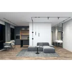 Светильник для трека Air Grill 4000 со светодиодом L230хW26хH36 мм 48В DC 12 Вт RA-90 36град. 4000 К IP20 черн. алюм. DENKIRS DK5335-BK