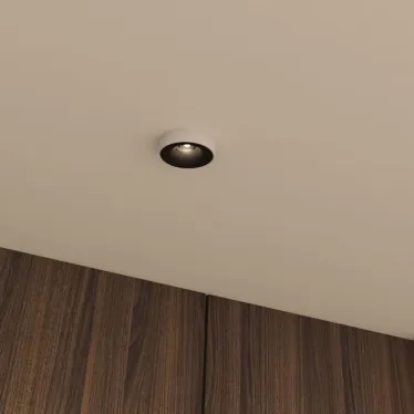 Светильник встраиваемый IP20 50 Вт GU10 бел./черн. алюм. DENKIRS DK2045-WB