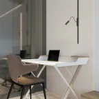 Светильник для трека Air Spot 4000 со светодиодом 26х495 мм 48В DC 2 Вт RA-90 24град. 4000 К IP20 черн. алюм. DENKIRS DK5343-BK