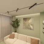 Светильник поворотный однофазный трековый EDDER со светодиодом L538 мм 220В 40 Вт 30град. 4000 К IP20 черн. алюм. DENKIRS DK6644-BK