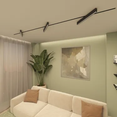 Светильник поворотный однофазный трековый EDDER со светодиодом L538 мм 220В 40 Вт 30град. 4000 К IP20 черн. алюм. DENKIRS DK6644-BK