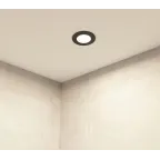 Светильник встраиваемый влагозащищенный IP65 до 10 Вт LED GU5.3 черн. DENKIRS DK3101-BK