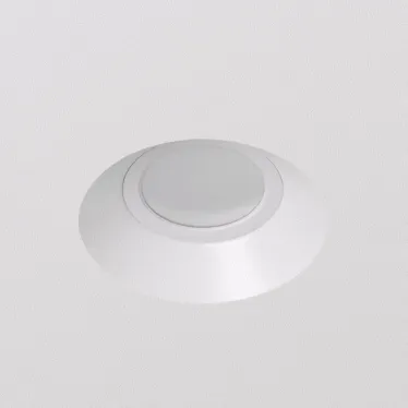 Светильник встраиваемый точечный для натяжных ПВХ потолков INVIZ IP20 до 9 Вт GU10 LED бел. ABS-пластик DENKIRS DK2081-WH