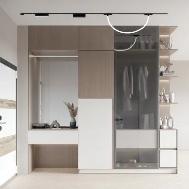 Светильник для трека Air Ray 4000 со светодиодом 22хL1000 мм 48В DC 12 Вт RA-90 360град. 4000 К IP20 черн. алюм. DENKIRS DK5357-BK