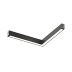 Светильник угловой SIMPLE LINEAR 18 Вт 4000 K черн.