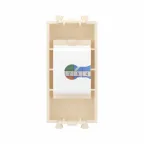 Avanti Телефонная розетка RJ-12 без шторки модульная, Ванильная дымка, 1 модуль