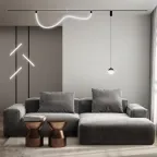 Светильник подвесной SMART MOON 12 Вт DIM 3000 К-6000 К черн. алюм. акрил DENKIRS DK8056-BK