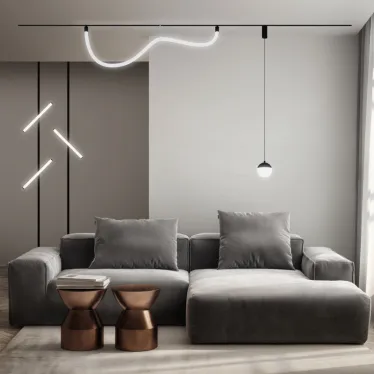 Светильник подвесной SMART MOON 12 Вт DIM 3000 К-6000 К черн. алюм. акрил DENKIRS DK8056-BK