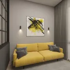 Светильник настенный IP20 до 15 Вт LED GU10 черн. алюм. DENKIRS DK5021-BK