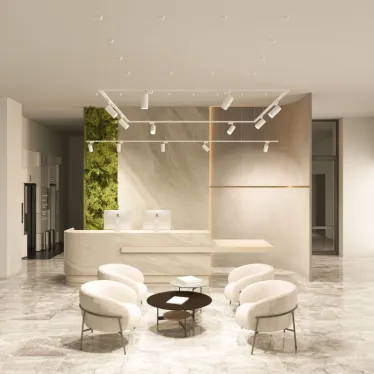 Светильник акцентный SOLID KOPER 155 мм d80 220V LED 3000K 30W IP20 бел. алюм.