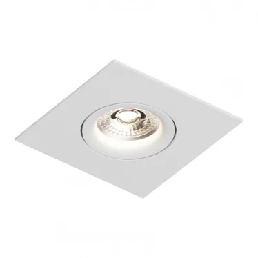 Светильник встраиваемый IP20 50 Вт GU10 бел. алюм. DENKIRS DK2038-WH