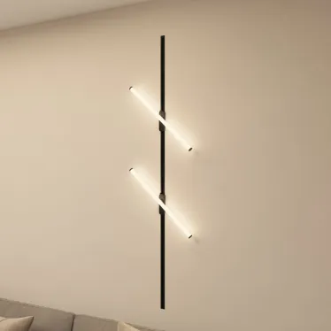 Светильник поворотный однофазный трековый STROM со светодиодом L600 мм 220В 15 Вт 150град. 4000 К IP20 черн. алюм./акрил DENKIRS DK6648-BK