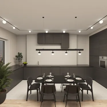 Светильник акцентный SMART MOON 12 Вт DIM 3000 К-6000 К черн. алюм. акрил DENKIRS DK8055-BK