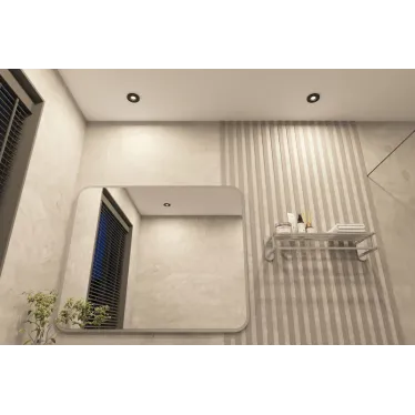 Светильник встраиваемый влагозащ. IP44 до 15 Вт GU10 LED черн. алюм. DENKIRS DK2036-BK