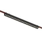 Светильник для трека-ремня Belty Grill со светодиодом L642хW40хH45 мм 48В DC 24 Вт RA90 24град. 4000 К IP20 черн. алюм. DENKIRS DK5572-BK