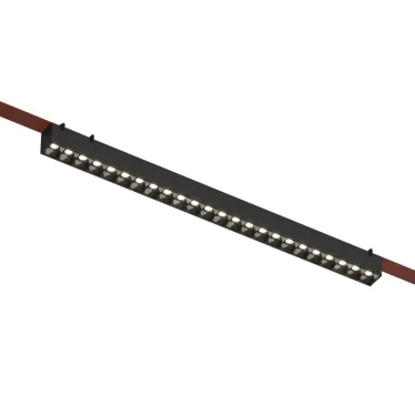 Светильник для трека-ремня Belty Grill со светодиодом L642хW40хH45 мм 48В DC 24 Вт RA90 24град. 4000 К IP20 черн. алюм. DENKIRS DK5572-BK