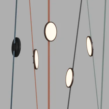 Светильник для трека-ремня Belty Flow со светодиодом D168хH29.5 мм 48В DC 10 Вт RA90 120град. 3000 К IP20 черн. алюм. DENKIRS DK5567-BK