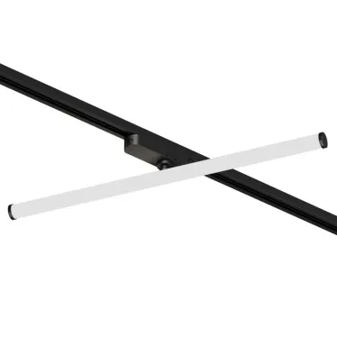 Светильник поворотный однофазный трековый STROM со светодиодом L600 мм 220В 15 Вт 150град. 4000 К IP20 черн. алюм./акрил DENKIRS DK6648-BK